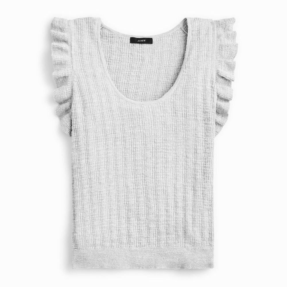 J. Crew Ruffle Sweater Tank Top